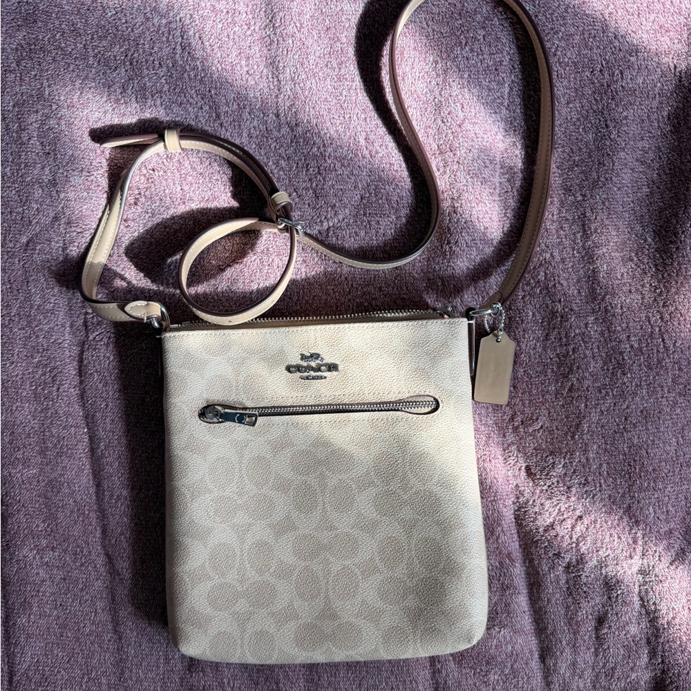 Coach Beige Crossbody Bag